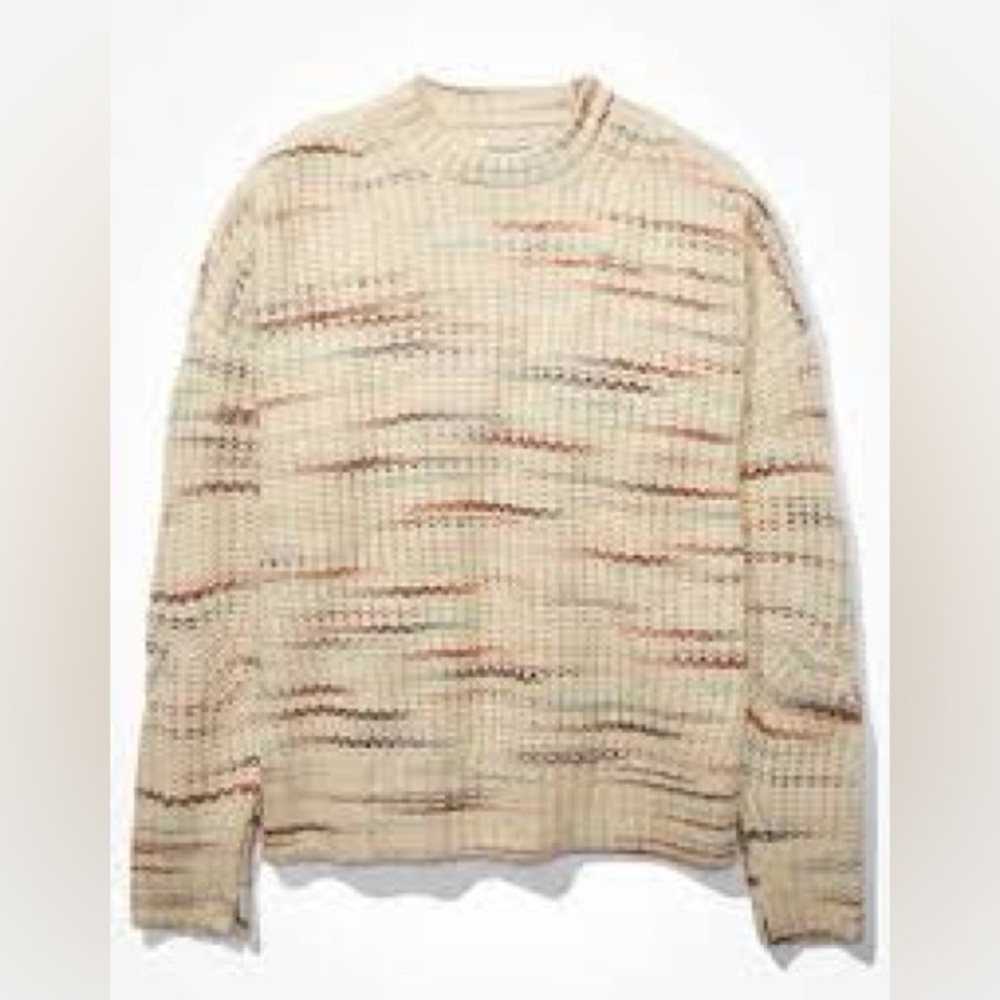 American Eagle Oversized Knit Crew Neck Sweater